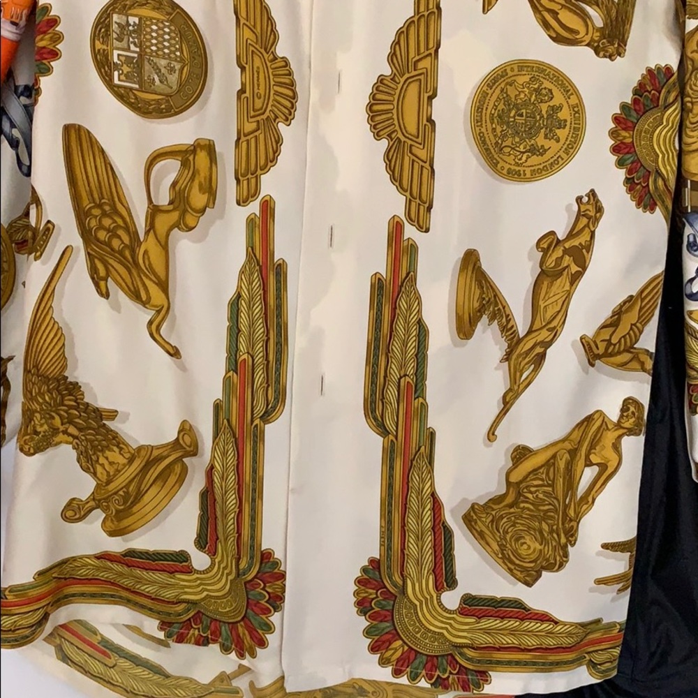 Hermès vintage silk shirt